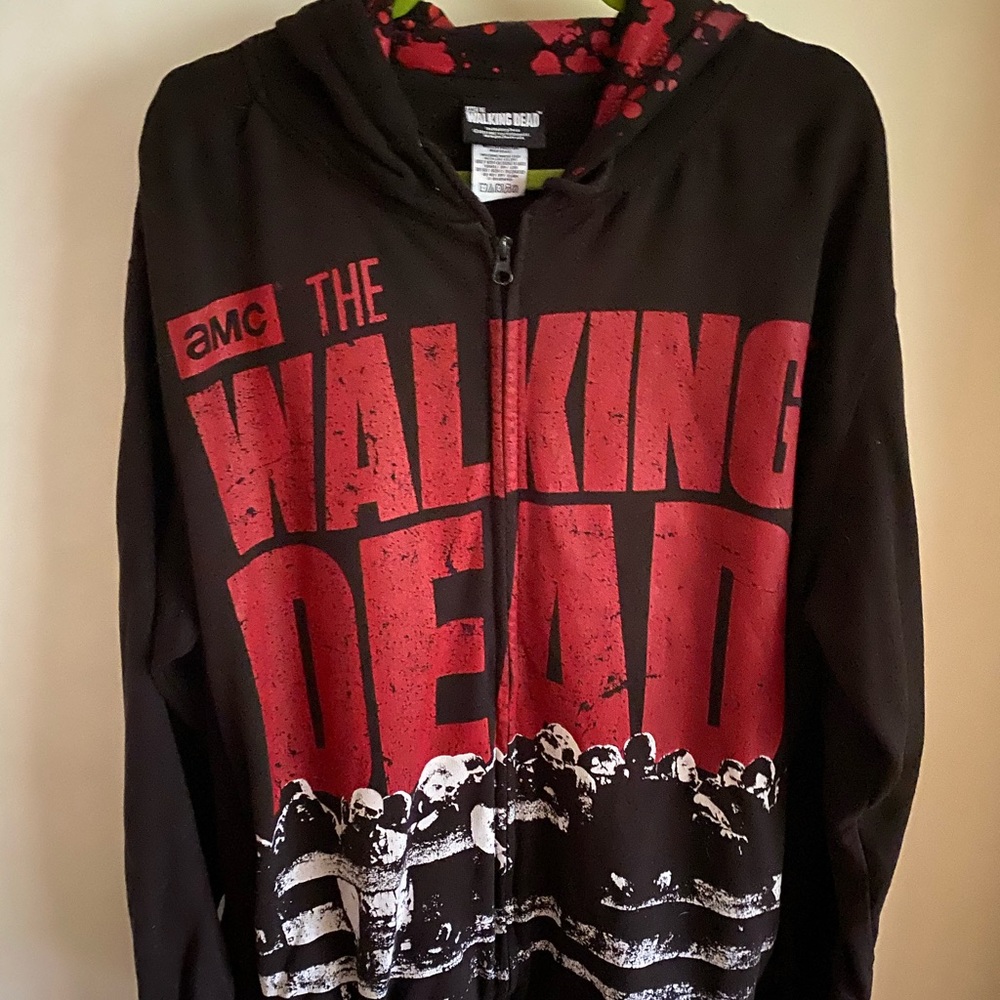 AMC The Walking Dead Zip Up Hoodie by BioWorld.